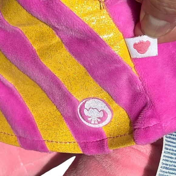 Build-A-Bear Princess POPPY Troll Stuffed Doll 20” Pink Dress Rainbow Hair Plush - Picture 13 of 14